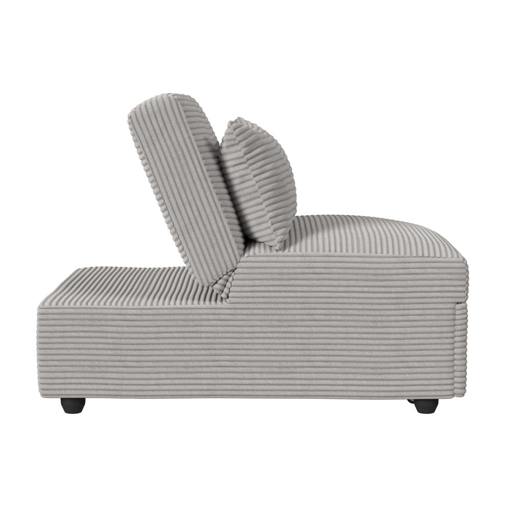 Picket House Furnishings -  Charon Chair with kidney pillow, Klik Klak and Pop up in Coronado Grey - U-16540-11803-102 view 3