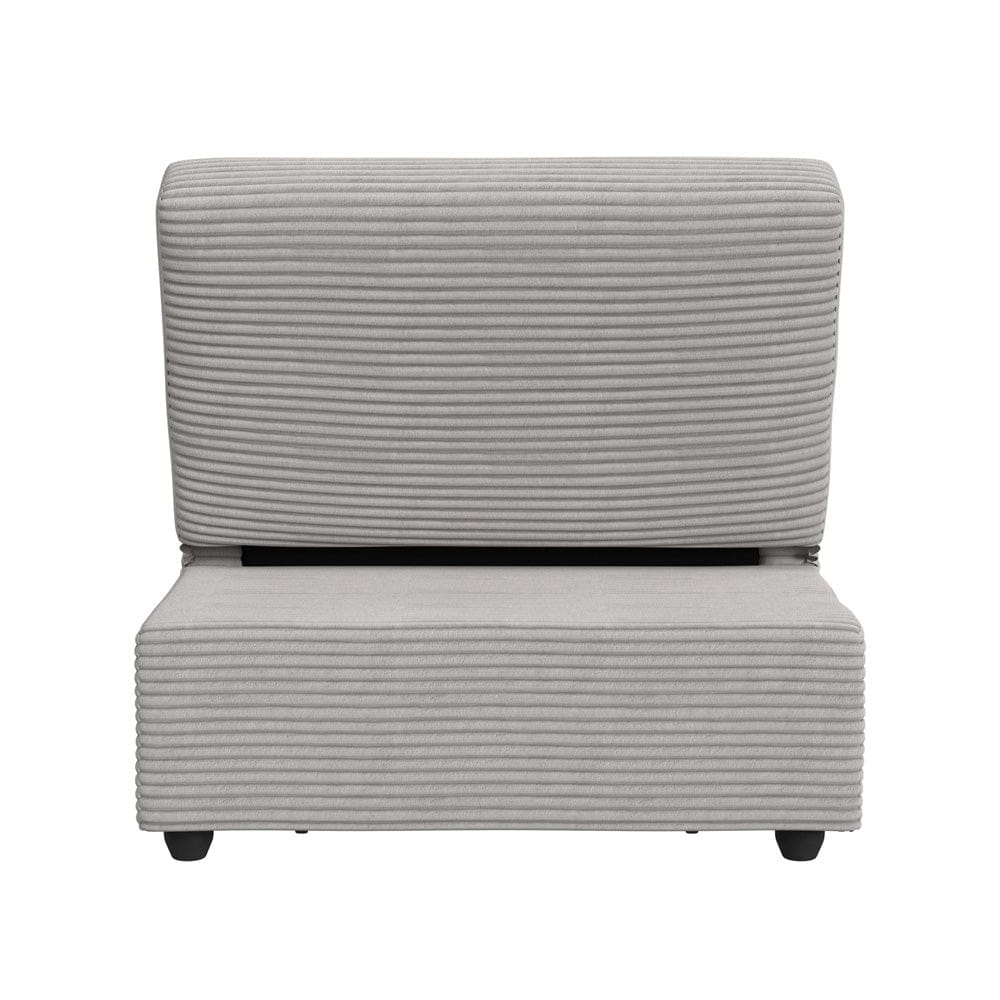 Picket House Furnishings -  Charon Chair with kidney pillow, Klik Klak and Pop up in Coronado Grey - U-16540-11803-102 view 4