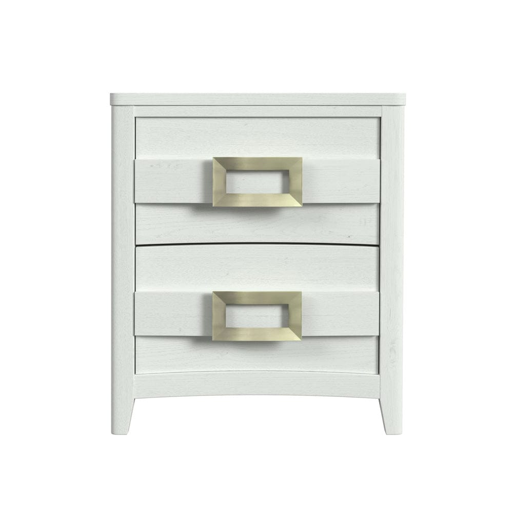Picket House Furnishings -  Chett 2-Drawer Nightstand with USB in White - B-15990-7-NS view 2