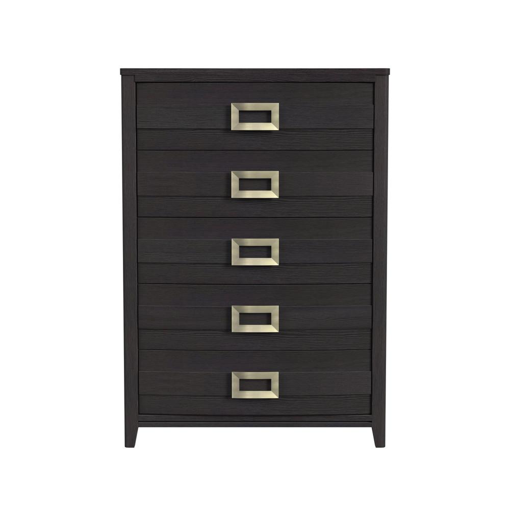 Picket House Furnishings - Chett 5-Drawer Chest in Black - B-15990-8-CH veiw 2