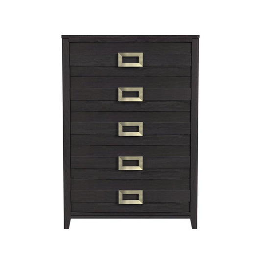 Picket House Furnishings - Chett 5-Drawer Chest in Black - B-15990-8-CH veiw 2