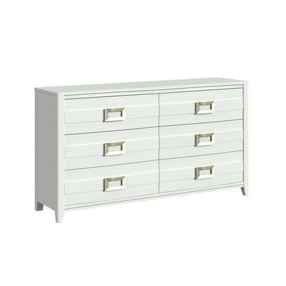 Picket House Furnishings -  Chett 6-Drawer Dresser in White - B-15990-7-DR view 1