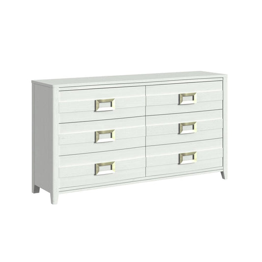 Picket House Furnishings -  Chett 6-Drawer Dresser in White - B-15990-7-DR view 1