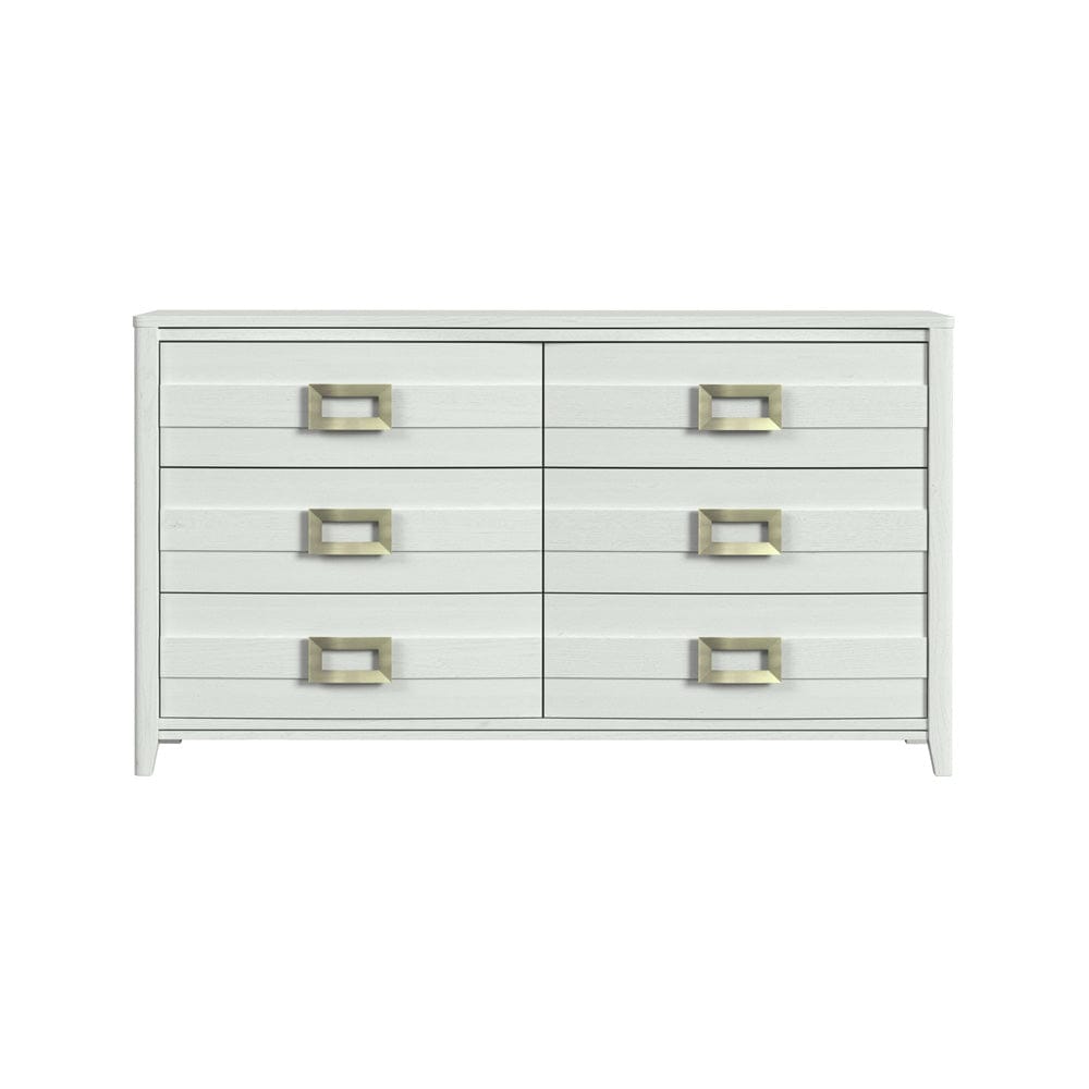 Picket House Furnishings -  Chett 6-Drawer Dresser in White - B-15990-7-DR view 2