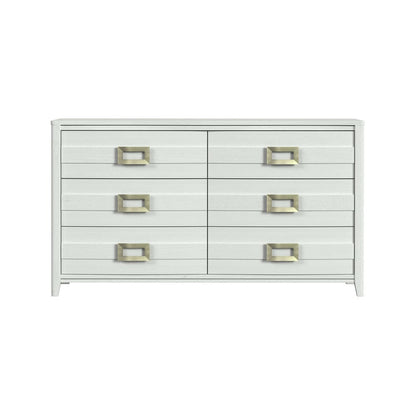 Picket House Furnishings -  Chett 6-Drawer Dresser in White - B-15990-7-DR view 2
