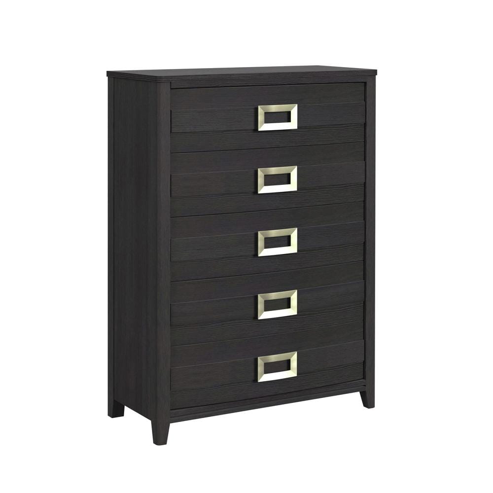 Picket House Furnishings - Chett King 3PC Bedroom Set with LED in Black - B-15990-8-KBL-3PC veiw 2