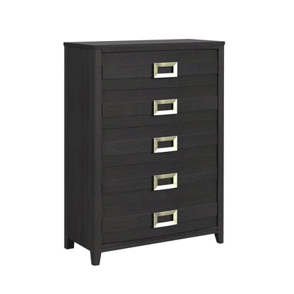 Picket House Furnishings - Chett Queen 3PC Bedroom Set with LED in Black - B-15990-8-QBL-3PC veiw 2