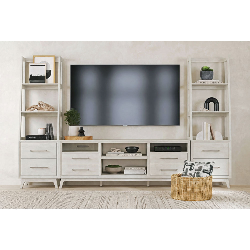 Picket House Furnishings - Clare 71" TV Console without Fireplace Insert in Almond - LA-13000-6-TV1 view 3