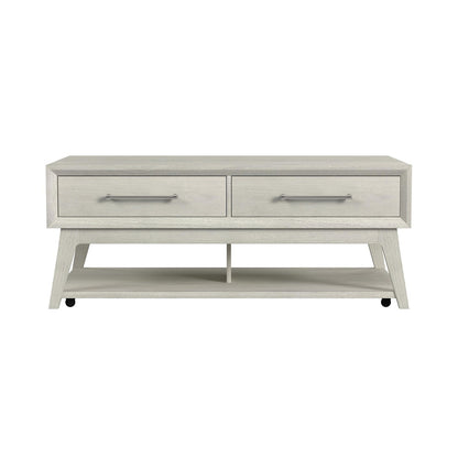 Picket House Furnishings - Clare Coffee Table with Casters in Almond - T-13000-6-CT view 2