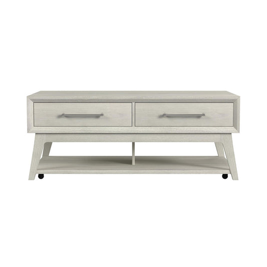 Picket House Furnishings - Clare Coffee Table with Casters in Almond - T-13000-6-CT view 2
