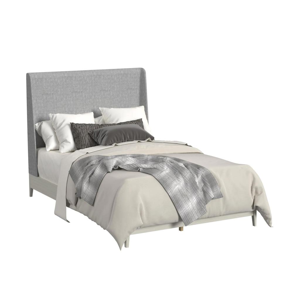 Picket House Furnishings - Clare Full UPH Bed with Grey Fabric in Almond - B-13000-6-FUB veiw 1
