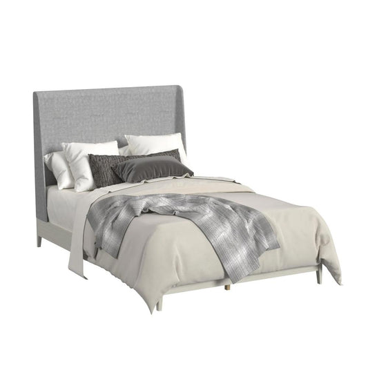 Picket House Furnishings - Clare Full UPH Bed with Grey Fabric in Almond - B-13000-6-FUB veiw 1