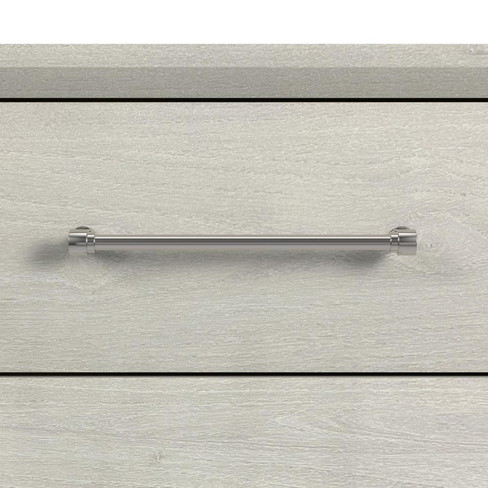 Picket House Furnishings - Clare Queen UPH 3PC Bedroom Set with Grey Fabric in Almond - B-13000-6-QUB-3PC veiw 4
