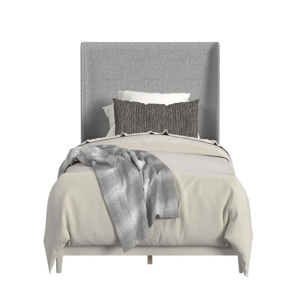 Picket House Furnishings - Clare Twin UPH Bed with Grey Fabric in Almond - B-13000-6-TUB veiw 2
