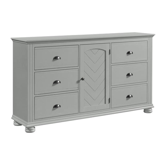 Picket House Furnishings -  Conaughey 6-Drawer Dresser in Grey - B-9340-3-DR veiw 1