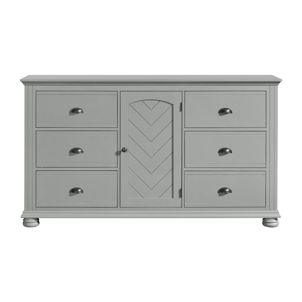 Picket House Furnishings -  Conaughey 6-Drawer Dresser in Grey - B-9340-3-DR veiw 2