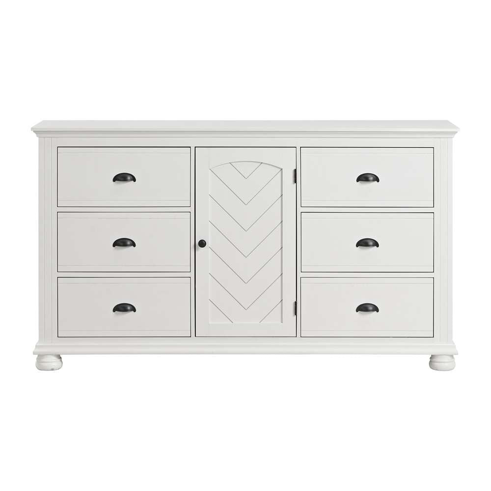 Picket House Furnishings - Conaughey 6-Drawer Dresser in White - B-9340-7-DR veiw 2