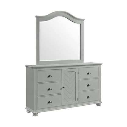 Picket House Furnishings -  Conaughey Dresser and Mirror Set in Grey - B-9340-3-DRMR veiw 1