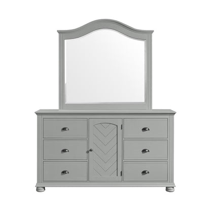 Picket House Furnishings -  Conaughey Dresser and Mirror Set in Grey - B-9340-3-DRMR veiw 2