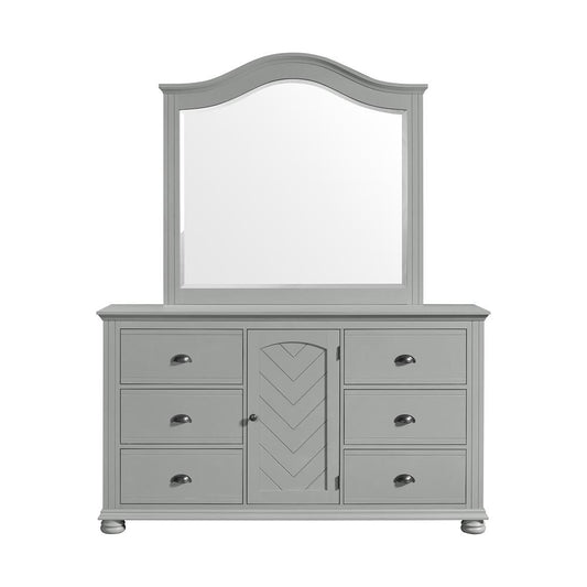 Picket House Furnishings -  Conaughey Dresser and Mirror Set in Grey - B-9340-3-DRMR veiw 2