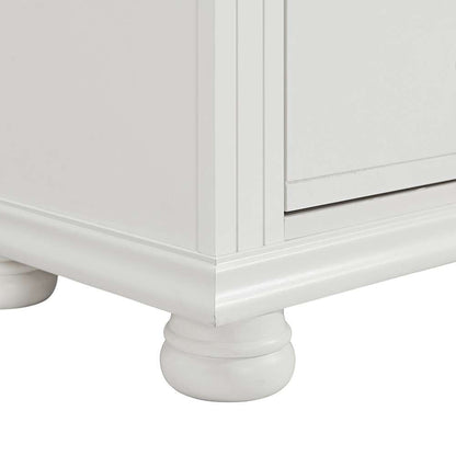 Picket House Furnishings - Conaughey Dresser and Mirror Set in White - B-9340-7-DRMR veiw 4