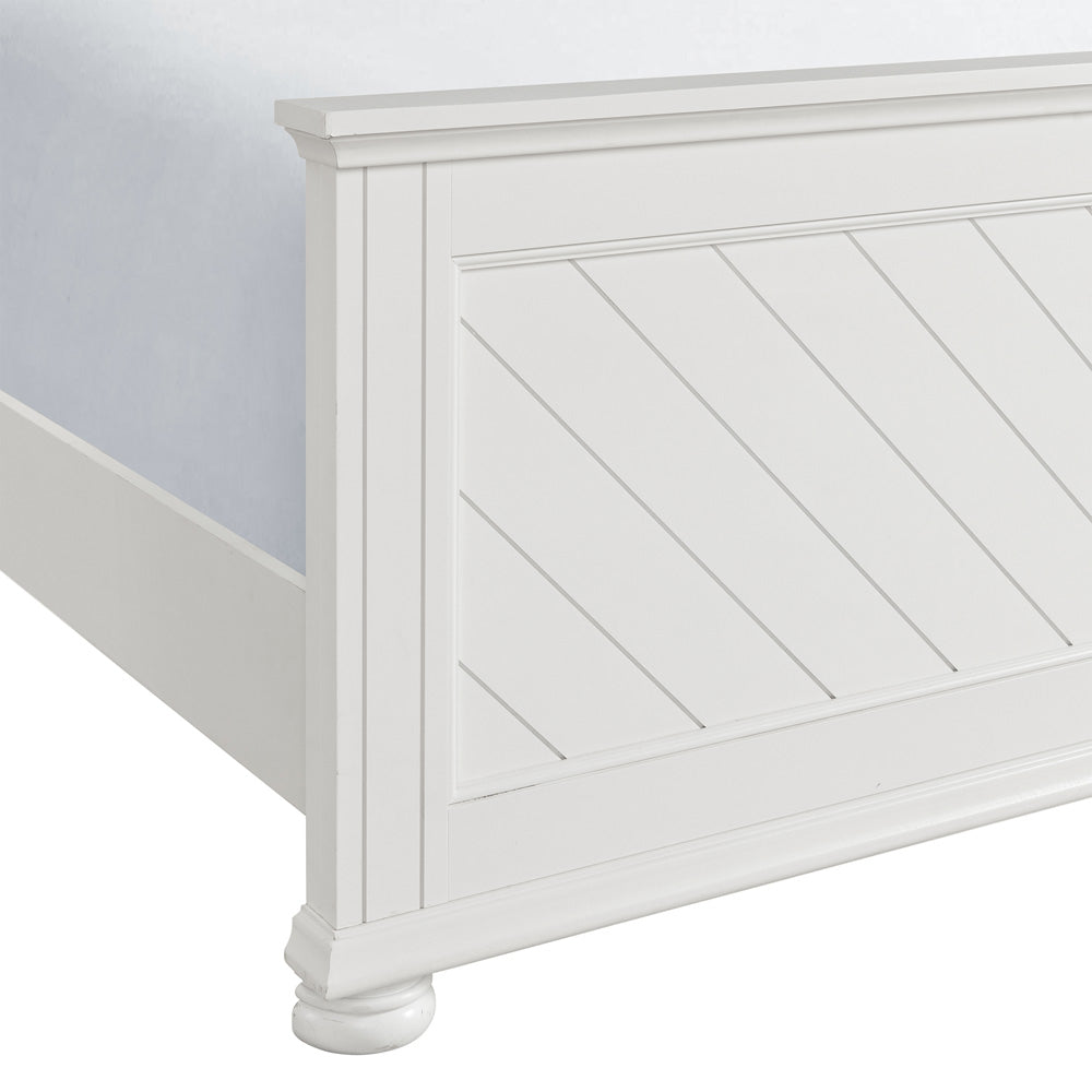 Picket House Furnishings - Conaughey Full 3PC Bedroom Set in White - B-9340-7-FB-NS2 view 6