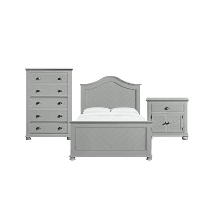 Picket House Furnishings -  Conaughey  Full Panel 3PC Bedroom Set in Grey - B-9340-3-FB-3PC veiw 1