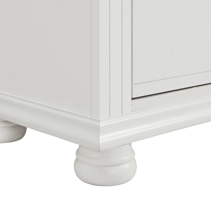 Picket House Furnishings - Conaughey King 4PC Bedroom Set in White - B-9340-7-KB-NSDR view 8