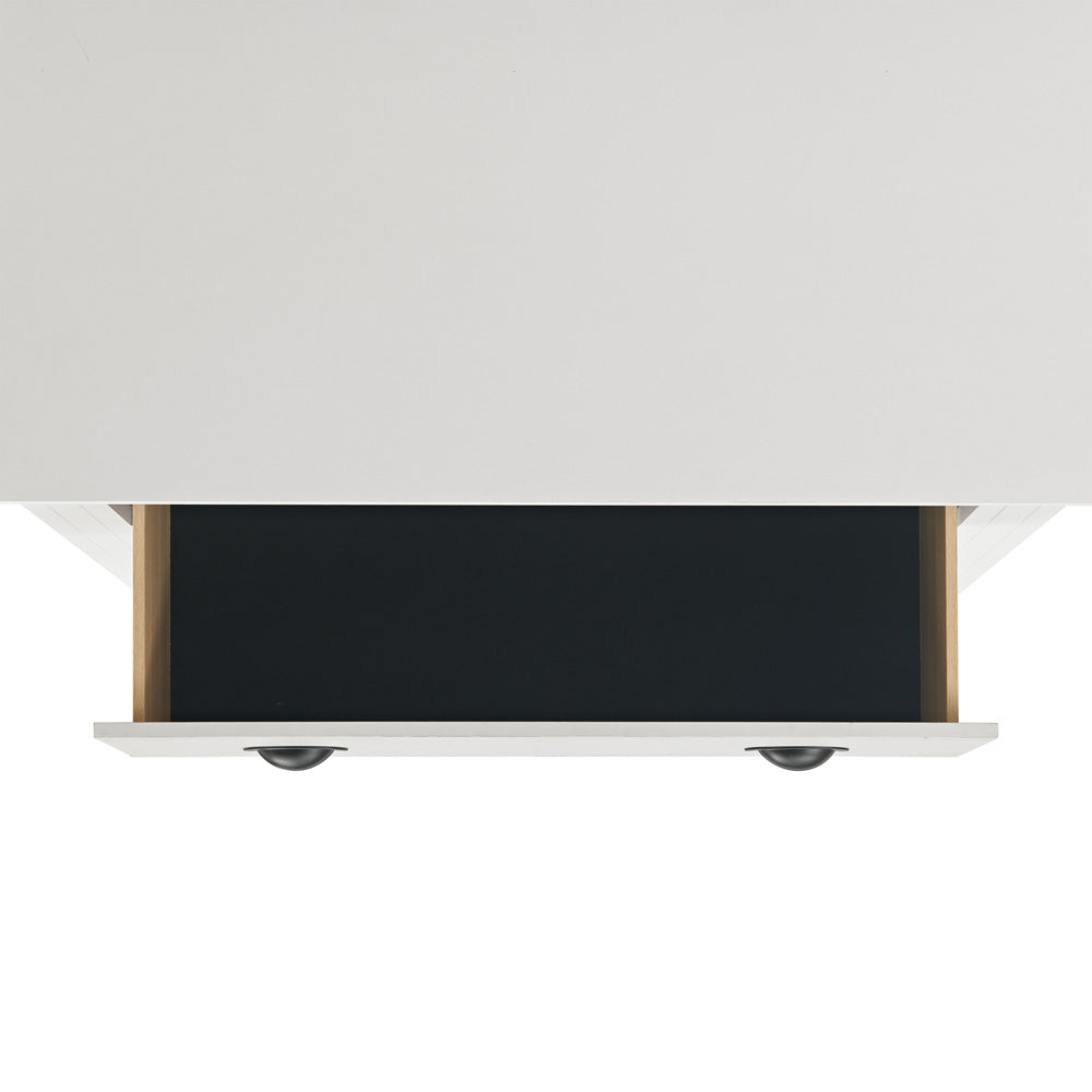 Picket House Furnishings - Conaughey King 5PC Bedroom Set in White - B-9340-7-KB-NSDRC view 8