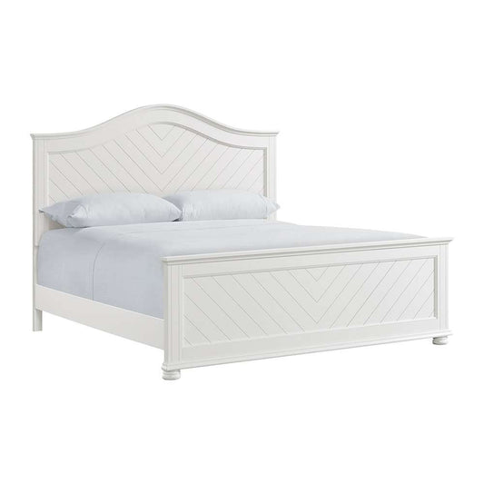 Picket House Furnishings - Conaughey King Panel Bed in White - B-9340-7-KB veiw 1