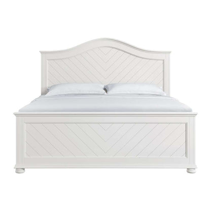 Picket House Furnishings - Conaughey King Panel Bed in White - B-9340-7-KB veiw 3