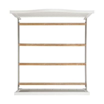 Picket House Furnishings - Conaughey King Panel Bed in White - B-9340-7-KB veiw 4