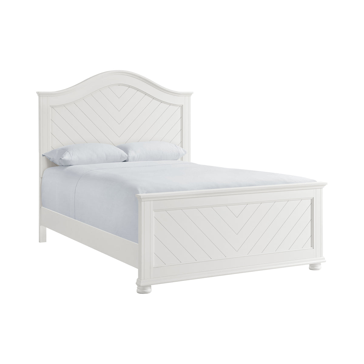 Picket House Furnishings - Conaughey Queen 5PC Bedroom Set in White - B-9340-7-QB-NSDRC view 4