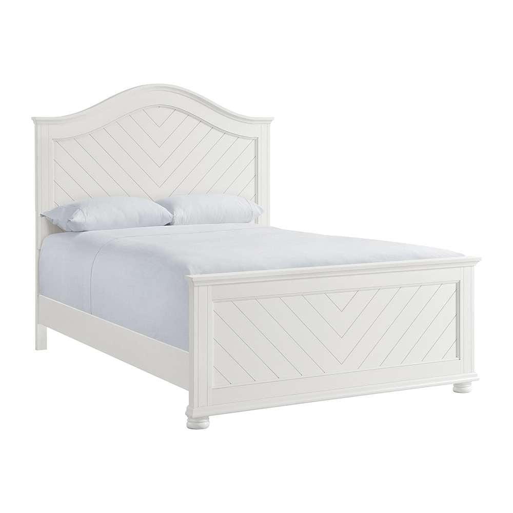 Picket House Furnishings - Conaughey Queen Panel Bed in White - B-9340-7-QB veiw 1
