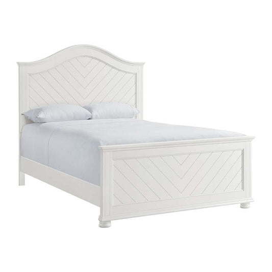 Picket House Furnishings - Conaughey Queen Panel Bed in White - B-9340-7-QB veiw 1