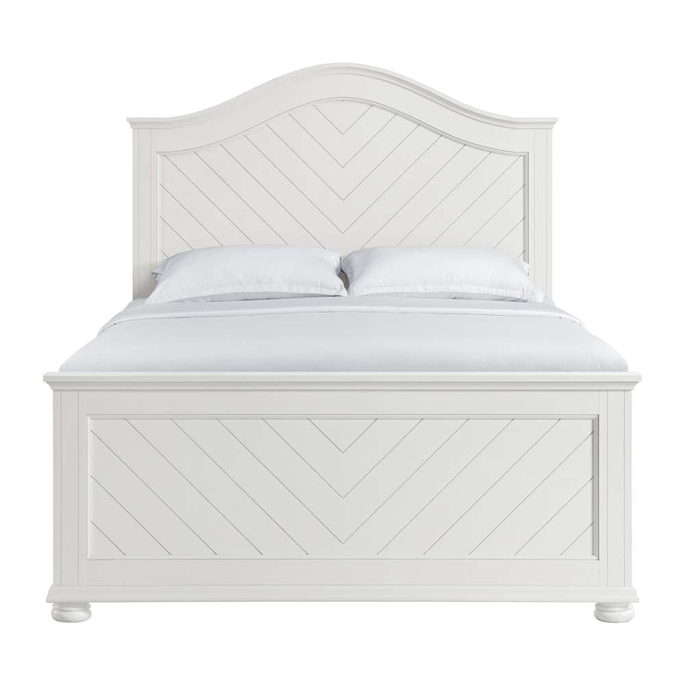 Picket House Furnishings - Conaughey Queen Panel Bed in White - B-9340-7-QB veiw 2