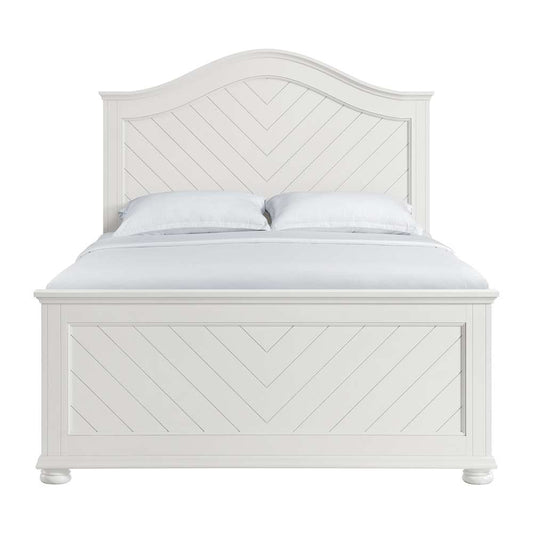 Picket House Furnishings - Conaughey Queen Panel Bed in White - B-9340-7-QB veiw 2