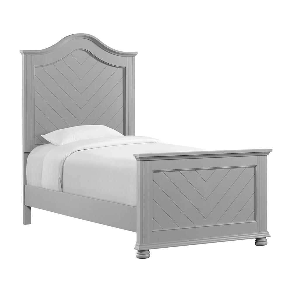 Picket House Furnishings -  Conaughey Twin Panel 5PC Bedroom Set in Grey - B-9340-3-TB-5PC veiw 2