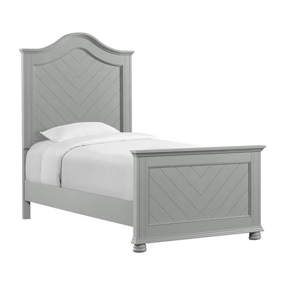 Picket House Furnishings -  Conaughey Twin Panel 5PC Bedroom Set in Grey - B-9340-3-TB-5PC veiw 2