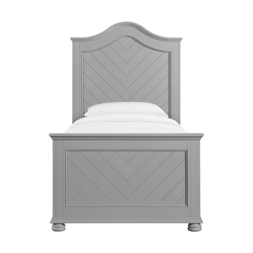 Picket House Furnishings -  Conaughey Twin Panel Bed in Grey - B-9340-3-TB veiw 2