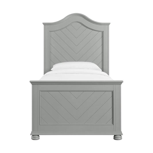 Picket House Furnishings -  Conaughey Twin Panel Bed in Grey - B-9340-3-TB veiw 2