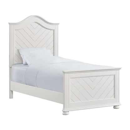 Picket House Furnishings - Conaughey Twin Panel Bed in White - B-9340-7-TB veiw 1