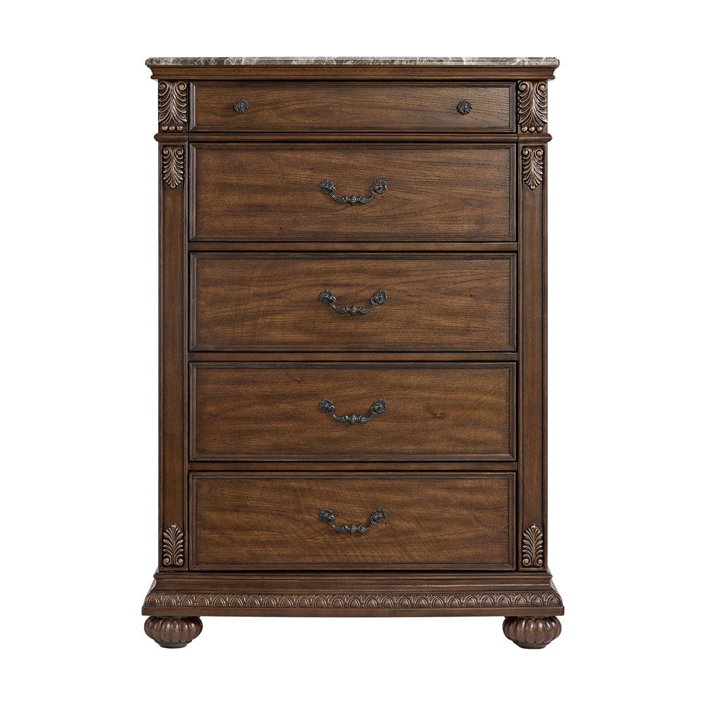 Picket House Furnishings -  Concerto Chest in Brown - B-18710-5-CH view 2