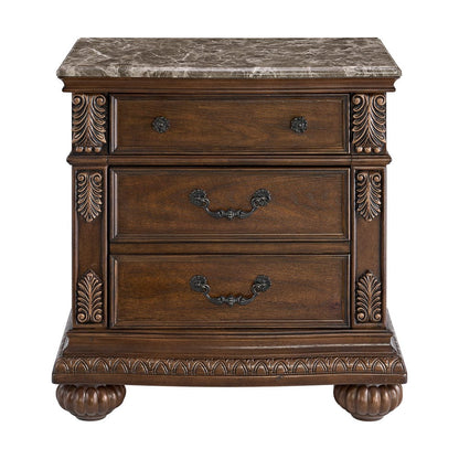 Picket House Furnishings -  Concerto Nightstand with USB-C in Brown - B-18710-5-NS view 2
