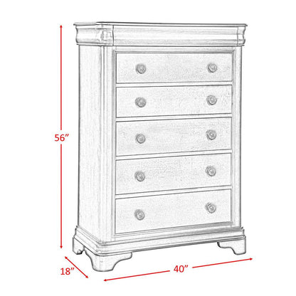 Picket House Furnishings - Conley Cherry Chest - CM750CH veiw 6