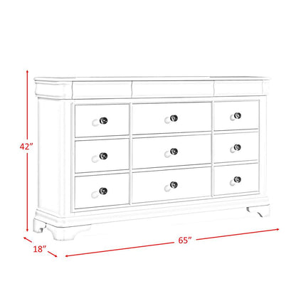 Picket House Furnishings - Conley Cherry Dresser - CM750DR veiw 6