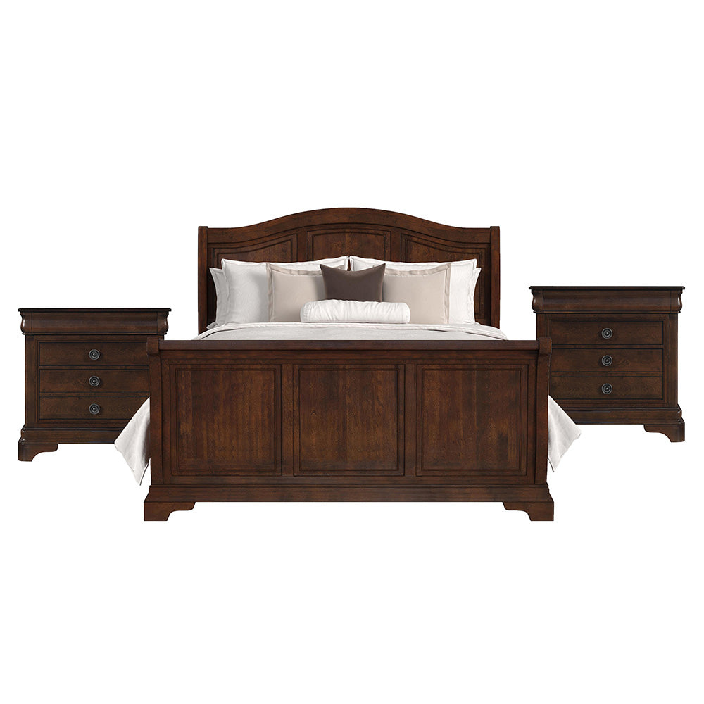 Picket House Furnishings - Conley Cherry King Sleigh 3PC Bedroom Set - CM750KSBNS2 view 1