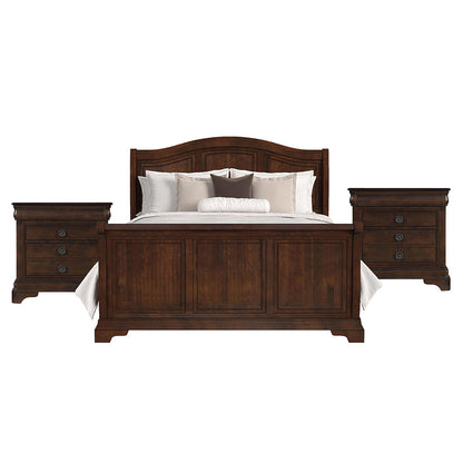 Picket House Furnishings - Conley Cherry King Sleigh 3PC Bedroom Set - CM750KSBNS2 view 1