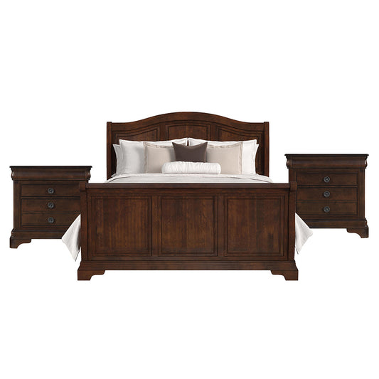 Picket House Furnishings - Conley Cherry King Sleigh 3PC Bedroom Set - CM750KSBNS2 view 1