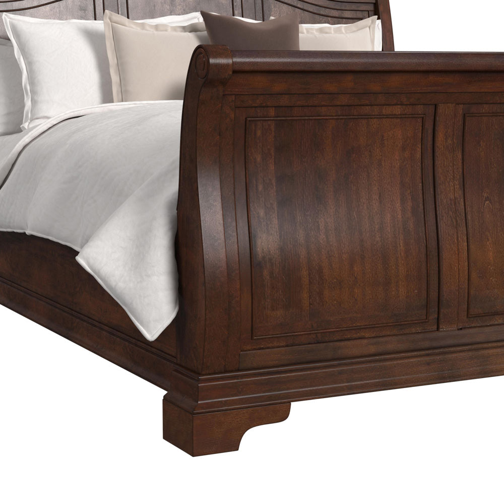 Picket House Furnishings - Conley Cherry King Sleigh 4PC Bedroom Set - CM750KSBNSCH view 6
